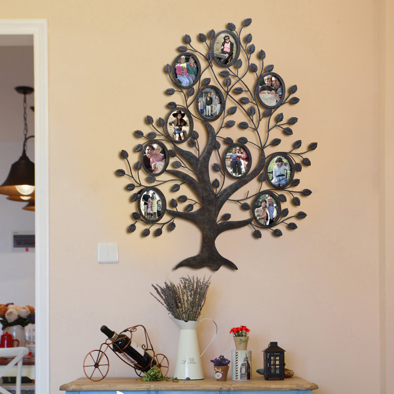 Red Barrel Studio Myrasol 10 Opening Decorative Family Tree Wall